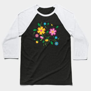 A bunch of colorful flowers Baseball T-Shirt